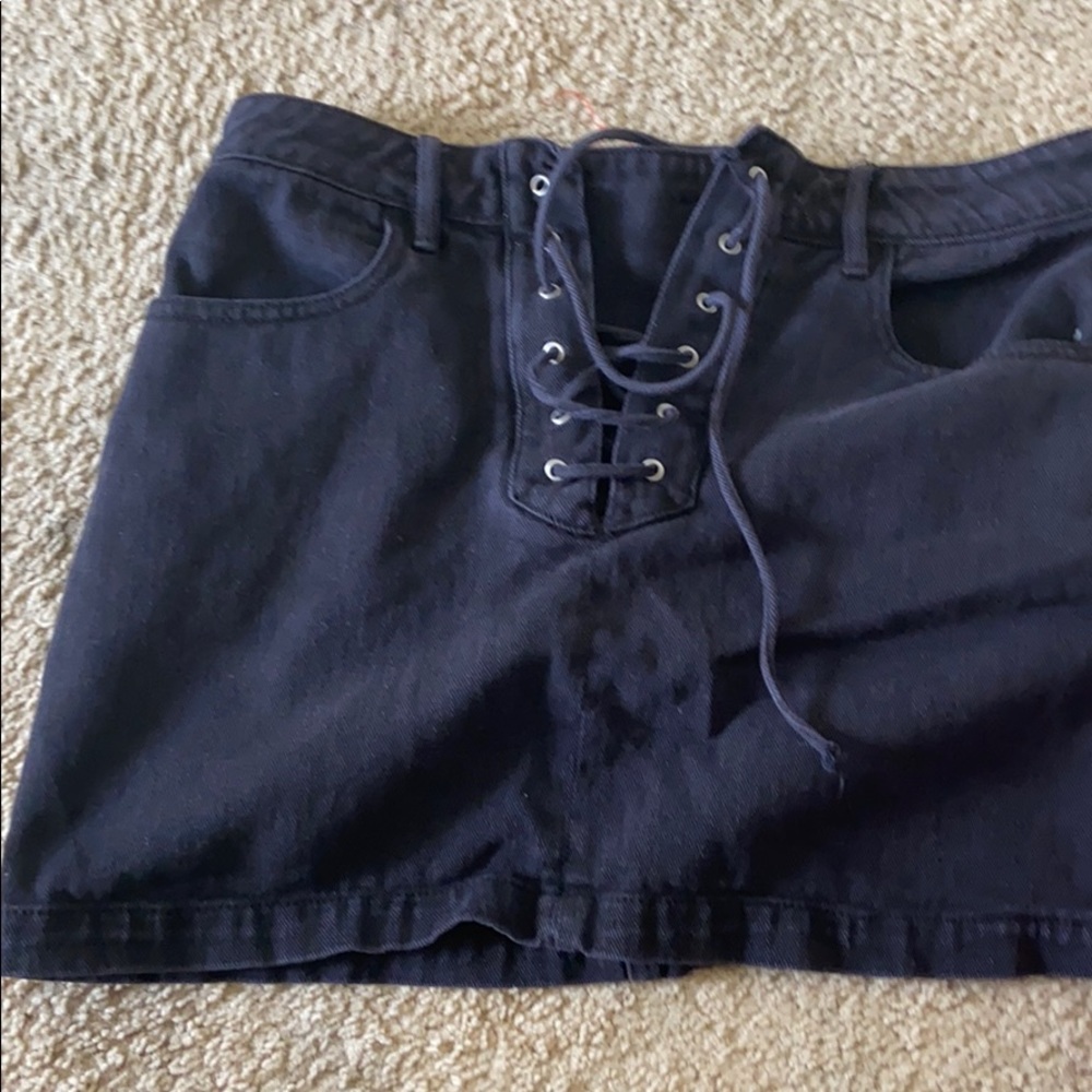 Black skirt